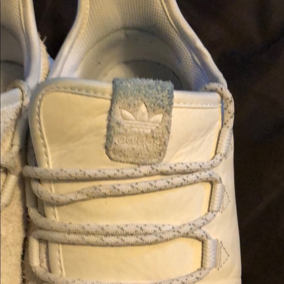 White Men’s Suede/Nubuck Adidas Tubular Shadows - Picture 5 of 5